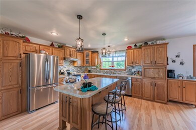 Kitchen with ample counter space.