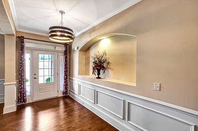 Wide entry hall