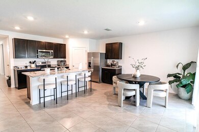 Kitchen and dining area