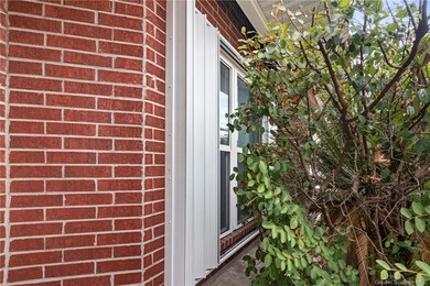 Side view of the hurricane shutters