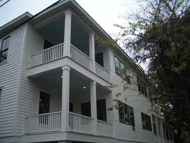 Side porch on Unit B