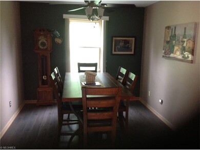 Dining room adjacent to kitchen