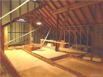 HUGE attic space has endless possibilities