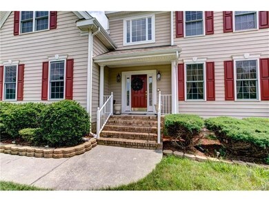 Covered entry porch.