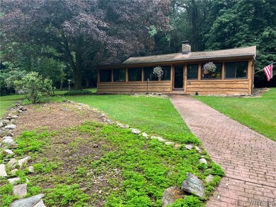 View from driveway