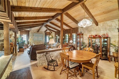 another view of the dining area/living room.