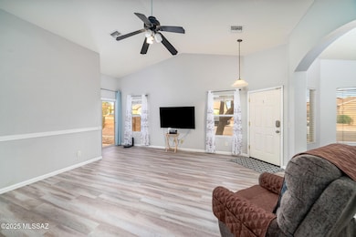 Entry way living room