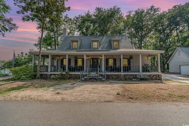 Farmhouse inspired home with covered porch