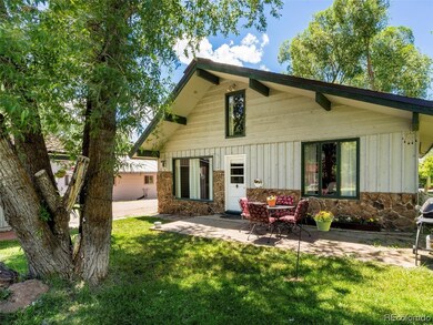 Unit #2 with patio in back of main house.