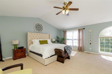 Master Bedroom with Vaulted Ceiling