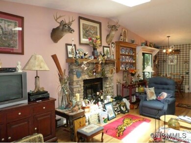 STONE FIREPLACE