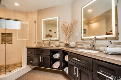 Master bath with His and Hers sinks