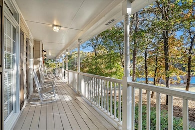 View of wooden porch