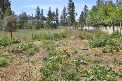 View of yard featuring a vegetable garden