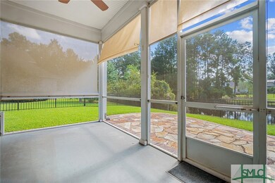 screened porch overlooking lagoon