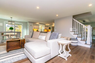 Living room open to kitchen