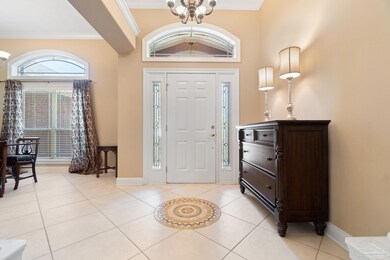 tile flooring; open to dining / family room
