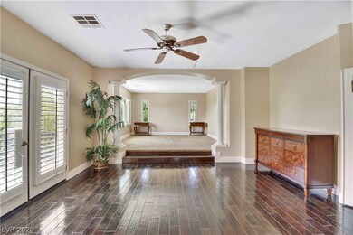 Master bedroom suite with sitting room and out doo