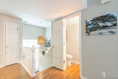 Main level view of Entry with designer basketweave