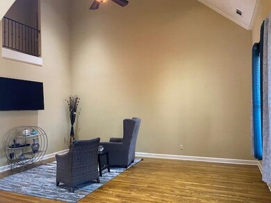 Great room with soaring ceiling.