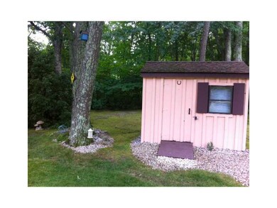 Yard/Garden. Private back yard abuts woods; garden