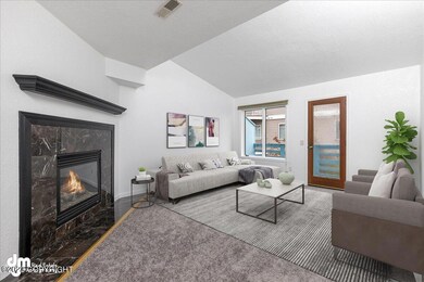 Virtually Staged Living Room