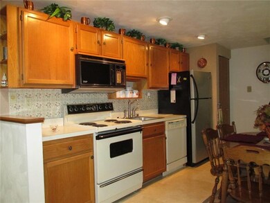 There's a newer fridge, dishwasher, and microwave.