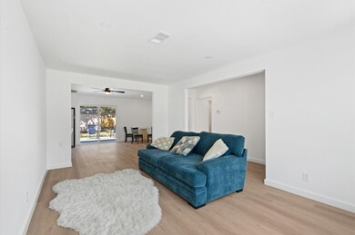 An angle inside the living room facing towards the