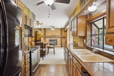 Spacious kitchen with newer appliances