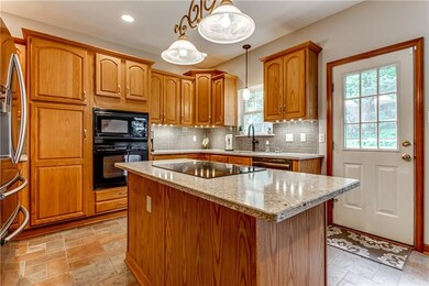 Induction cooktop is perfect for the center island. Experience the ability to control the temperature just like gas, but with faster cooking times.  Cooktop only gets warm to touch, not hot like electric.