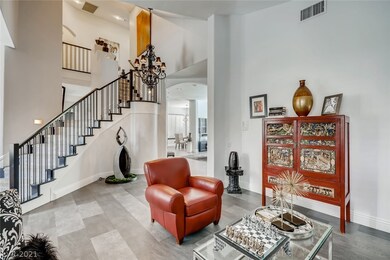 Downstairs sitting area by the front door.