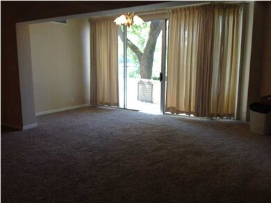 Sliding doors lead outside to your very own privat