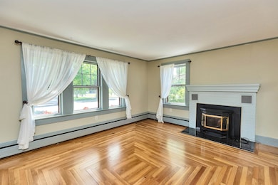 Wood Burning Fireplace in Living Room