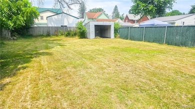 Large backyard