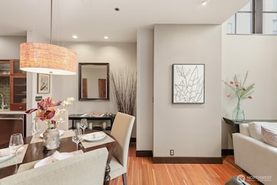 Dining area located just off the kitchen, perfect for entertaining or enjoying meals.