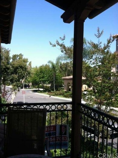 THE BALCONY ON THE SECOND FLOOR.