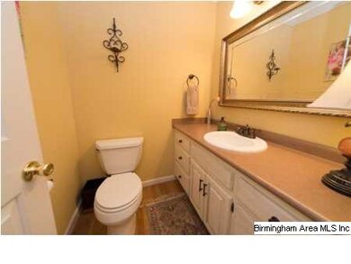 Half bath on 1st floor