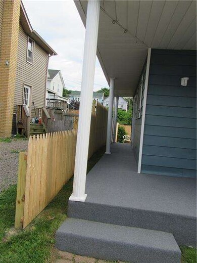 Side access to back yard with new fencing installe