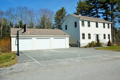 Detached 3-car garage with large...