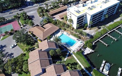 Aerial view of community showing amenities
