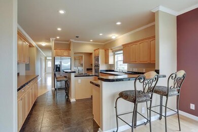 Two additional eating spaces in the kitchen which