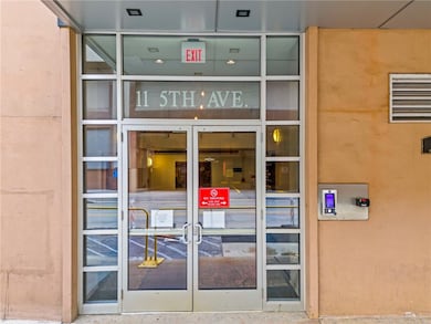 Extremely secure entrance.