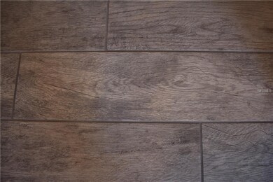 Ceramic plank tile flooring in living/dining rooms