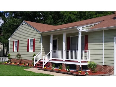 Look how beautiful the front of this home is with 