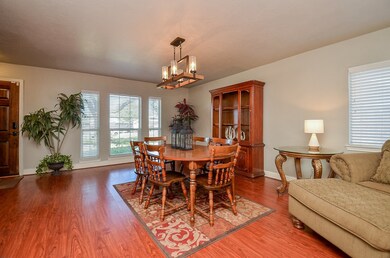 Enjoy a clear view of the dining room from the kitchen area—perfect for entertaining or family gatherings