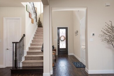 These stairs lead to 3 bedrooms and a game room pl