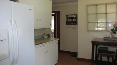 Entry to the bedrooms and living room
