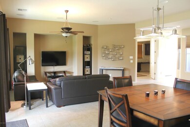 Great Room Open to Dining, Kitchen & Den