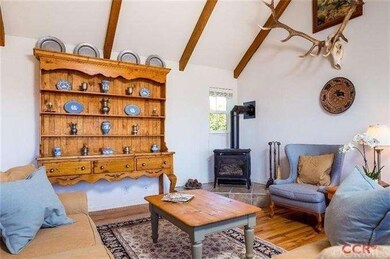 The Family Room also features a gas burning stove 