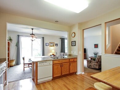 Notice how open the kitchen area is. You'll be abl